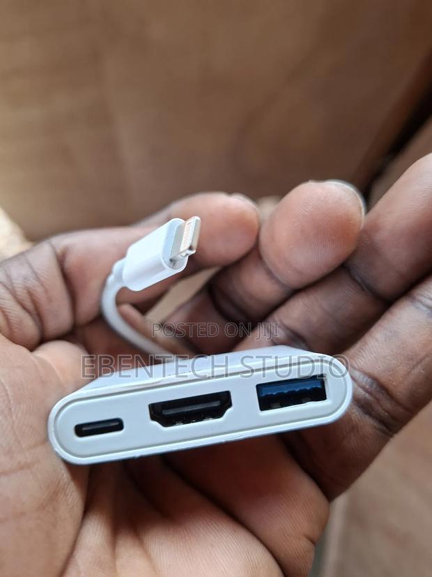 Apple iPhone Otg to Hdmi Usb Lighting Port · Photo 1