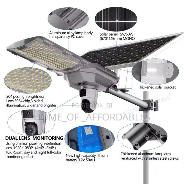 Smart Security Camera Solar Street Lights · Photo 2