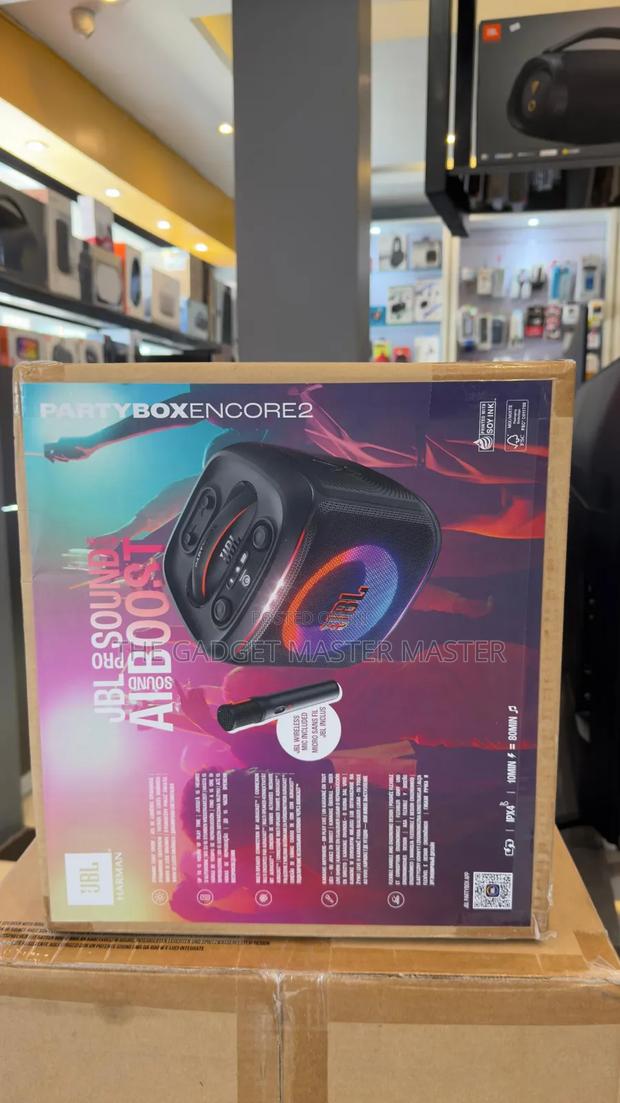 JBL Partybox Encore 2 100w Party Speaker With Mic Kit · Photo 4