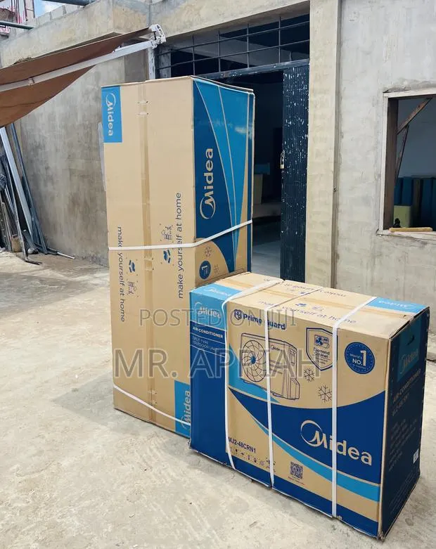 Brand New Midea Mj2-48crn1 5.0hp Floor Standing Ac(White) · Photo 1