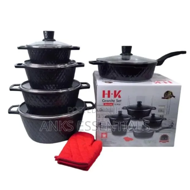 . 12-Piece Granite Cooking Set – Ideal for Every Kitchen · Photo 1