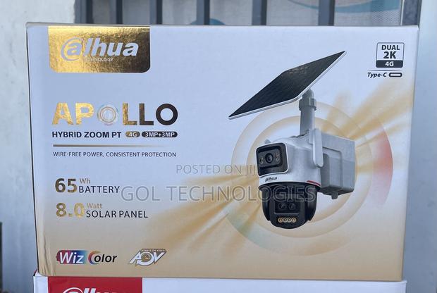 Dahua Solar Camera Ipc-Pts2649c-3e3z-4gb20 3+3mp Wizcolor Hybrid-Zoom · Photo 1