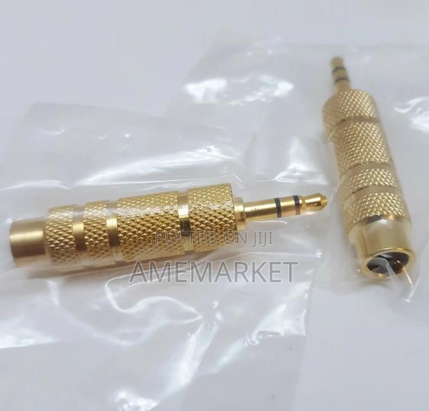 3.5mm Male to 6.35mm Female Adapter Jack Plug Audio Stereo Connector · Photo 3