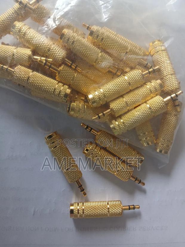 3.5mm Male to 6.35mm Female Adapter Jack Plug Audio Stereo Connector · Photo 4