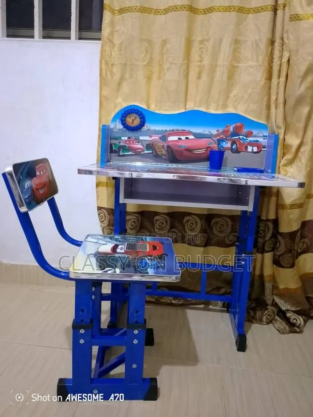 Adjustable Kids Study Table and Chair Set · Photo 1