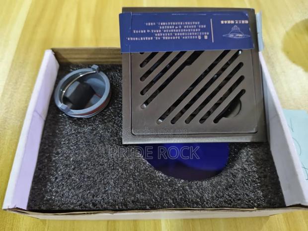 Metal Floor Drain, Matt Black, Chrome Available · Photo 1