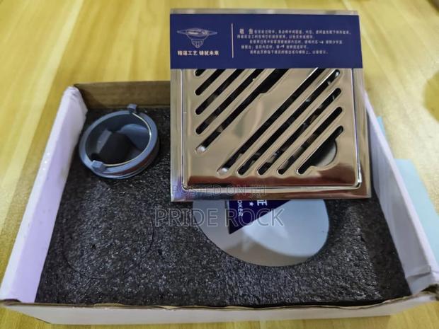 Metal Floor Drain, Matt Black, Chrome Available · Photo 2