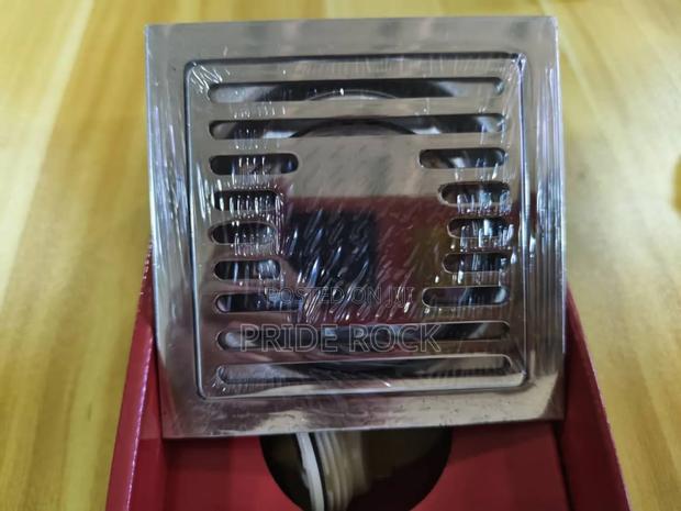 Metal Floor Drain, Matt Black, Chrome Available · Photo 3