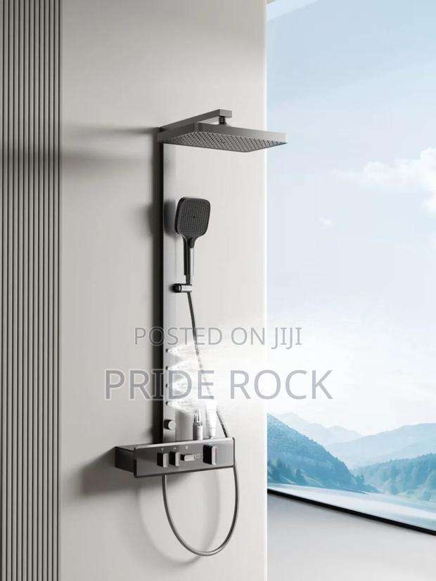 Black Quality Shower Pole · Photo 1