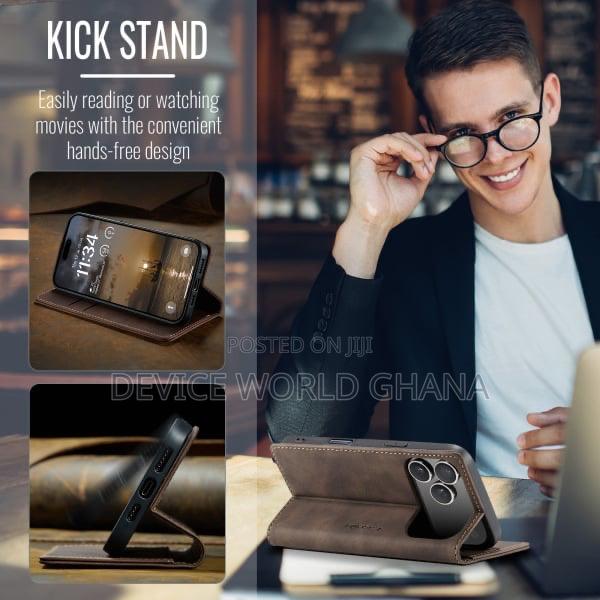 Case Me Leather Flip Case for iPhone 18promax 18 17promax 17pro 17air · Photo 5