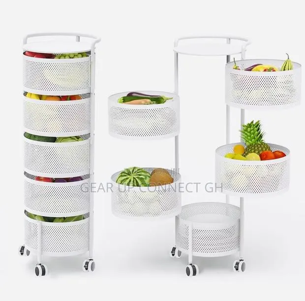 5-Tier Round Rotation Storage Rack · Photo 1