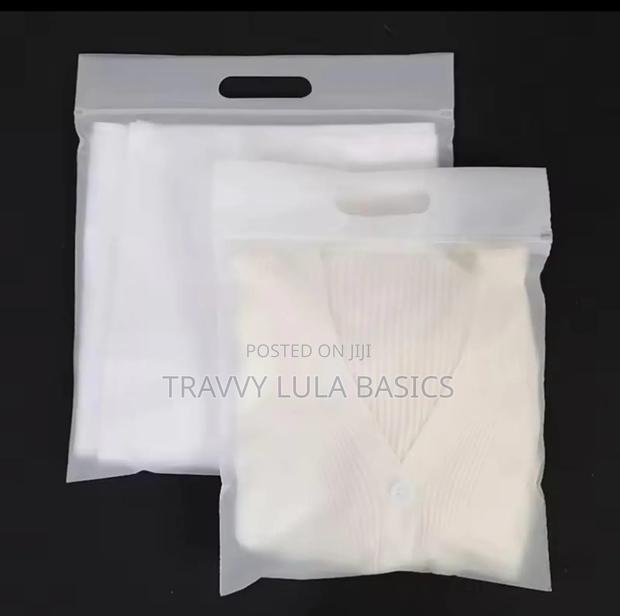 New Frosted Ziplock Bags With Handle-50pcs · Photo 1