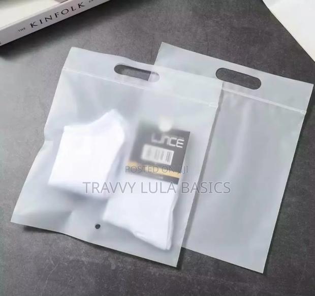 New Frosted Ziplock Bags With Handle-50pcs · Photo 2