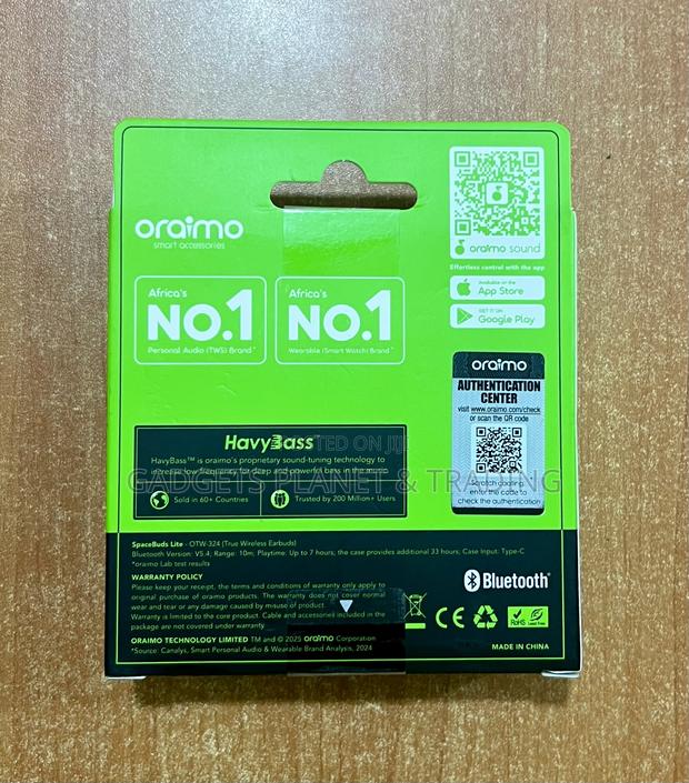 Oraimo Spacebuds Lite Sound360 Antilost True Wireless Earbuds- Otw-324 · Photo 2