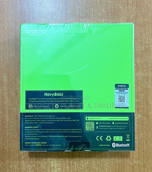 Oraimo Boompop N Wireless Headphones - Ohp-915n · Photo 3