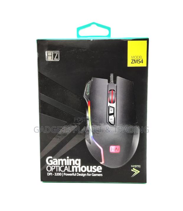 Heatz RGB Backlight Gaming Wired USB Mouse Zm54, 4 Levels of 3200 Dpi · Photo 3