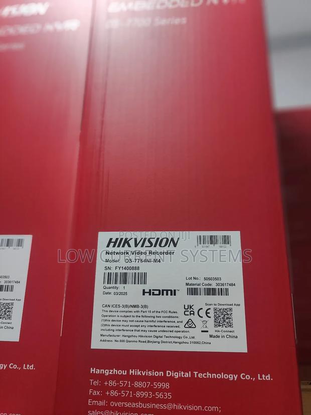 Hikvision Recorder NVR 64 Channel Ip Network · Photo 2