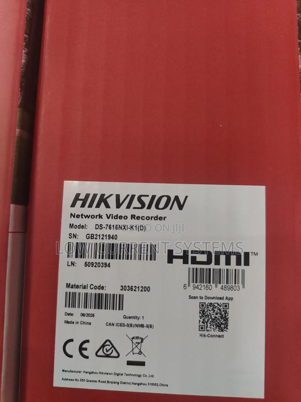NVR Hikvision 16 Channel Non Poe Pro Series Ds-7616nxi- · Photo 2