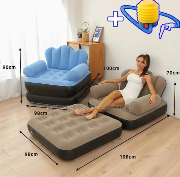 Portable Inflatable Sofa Bed Available · Photo 1