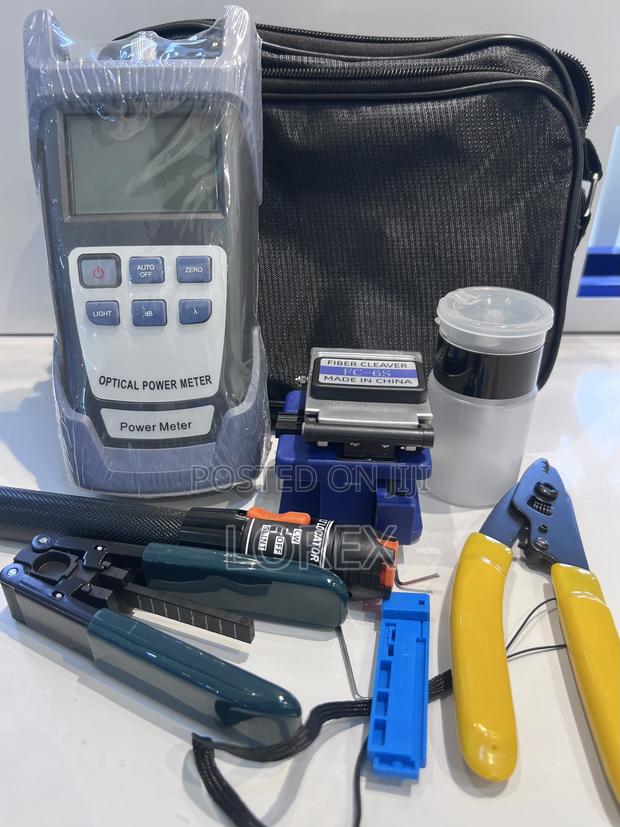 Fiber Optic Kit Assembly Termination Tool Kit Fiber Cleaver · Photo 1