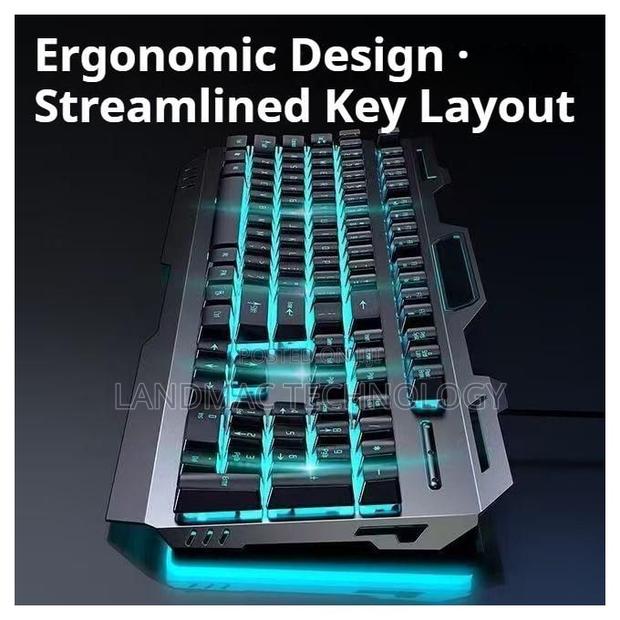 Gx80 Wired Backlit Keyboard Backlight Mechanical Feeldesign Waterproof · Photo 4