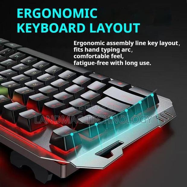 Gx80 Wired Backlit Keyboard Backlight Mechanical Feeldesign Waterproof · Photo 5