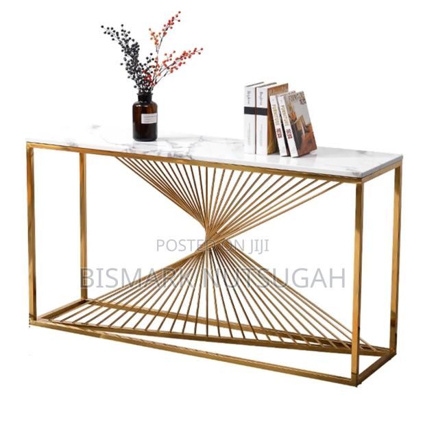 Mercedes-Benz Marble Top Console Table · Photo 2