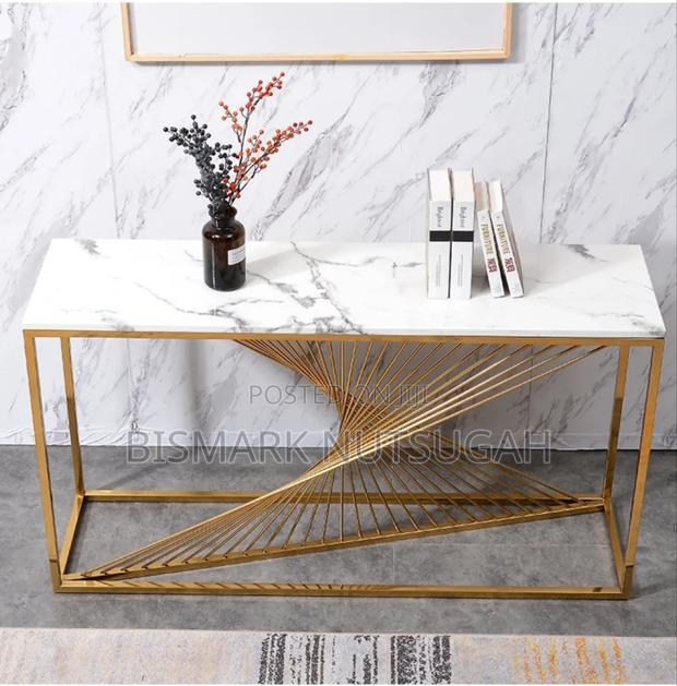 Mercedes-Benz Marble Top Console Table · Photo 4