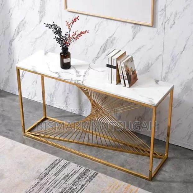 Mercedes-Benz Marble Top Console Table · Photo 8