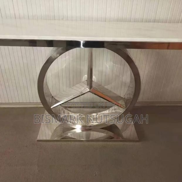 Mercedes-Benz Marble Top Console Table · Photo 6