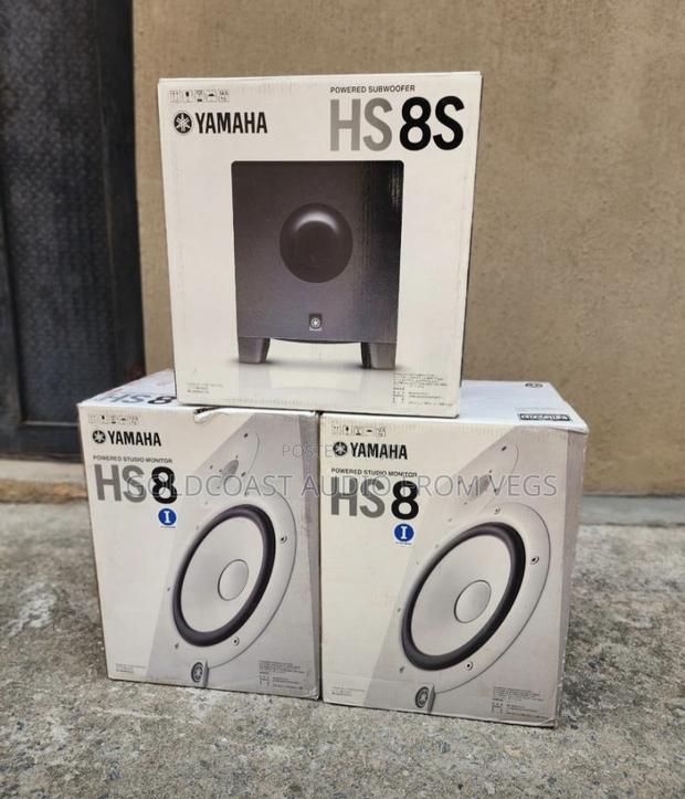 Yamaha Hs8 I Active Studio Monitors With Hs8 Active Subwoofer · Photo 1