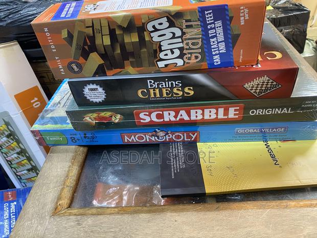 Games (Jenga, Scrabble, Chess and Monopoly) · Photo 1