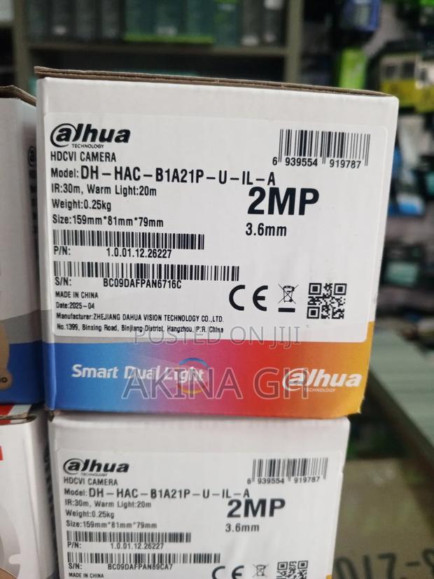 Dahua 2mp Analog Smart Hybrid Color With Audio Dh-Hac-B1a21p-U-Il-A · Photo 2