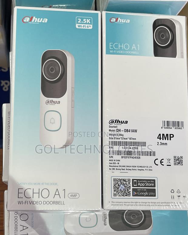 Dahua Echo A1 Db41aw 4mp Wifi Video Doorbell · Photo 1