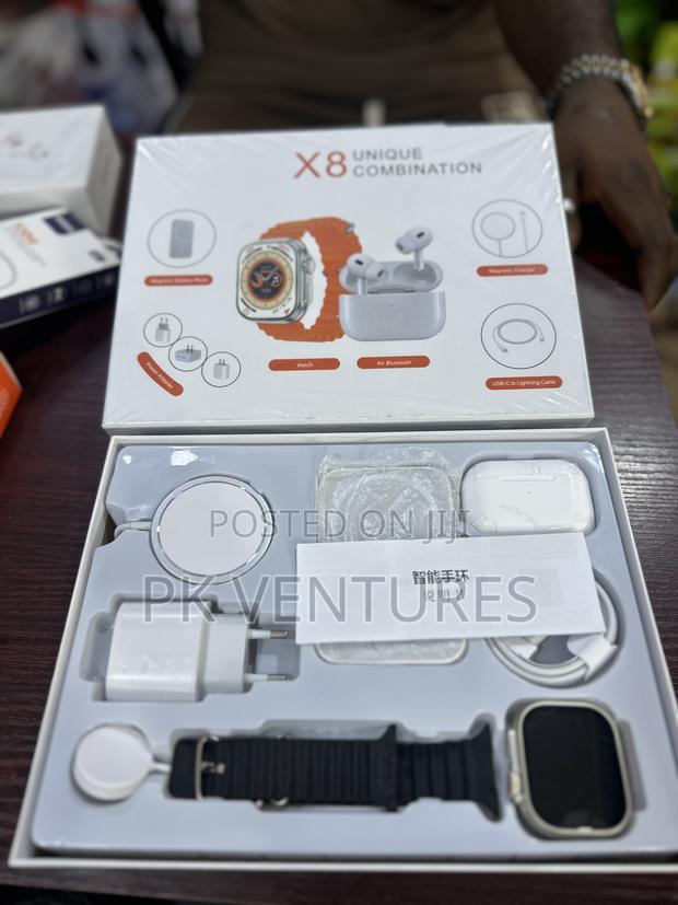 X8 Unique Smart Watch With Airpods and Other Accessories · Photo 2
