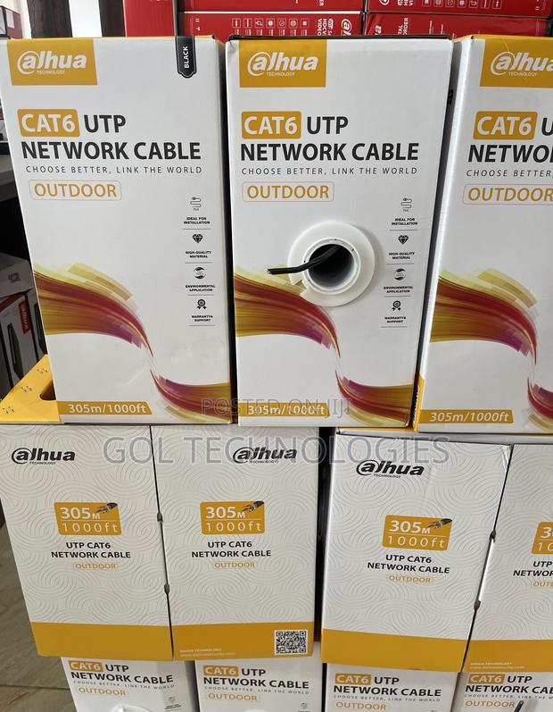 Dahua Cat6 Utp Outdoor Cable Pfm920-6u 305m Outdoor Utp Cat6 Cable · Photo 2