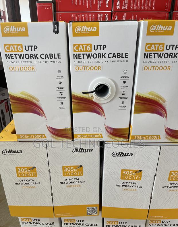 Dahua Cat6 Utp Outdoor Cable Pfm920-6u 305m Outdoor Utp Cat6 Cable · Photo 1