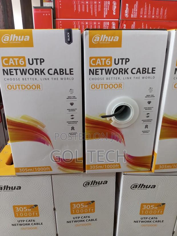 Dahua Cat6 Outdoor Utp Cable 305m Dh-Pfm920-6u · Photo 1
