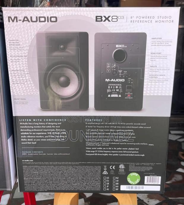 M-Audio Bx8 D3 Powered Studio Reference Monitor. · Photo 2