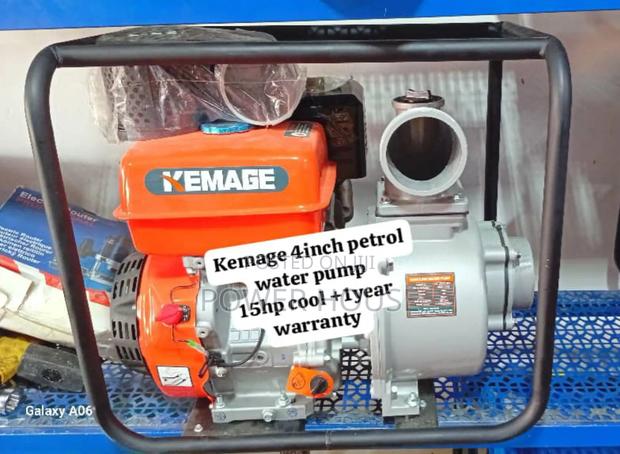 Flow Master Kemage 4inch Petrol Water Pump 15hp Kemage Petrol Pump · Photo 1
