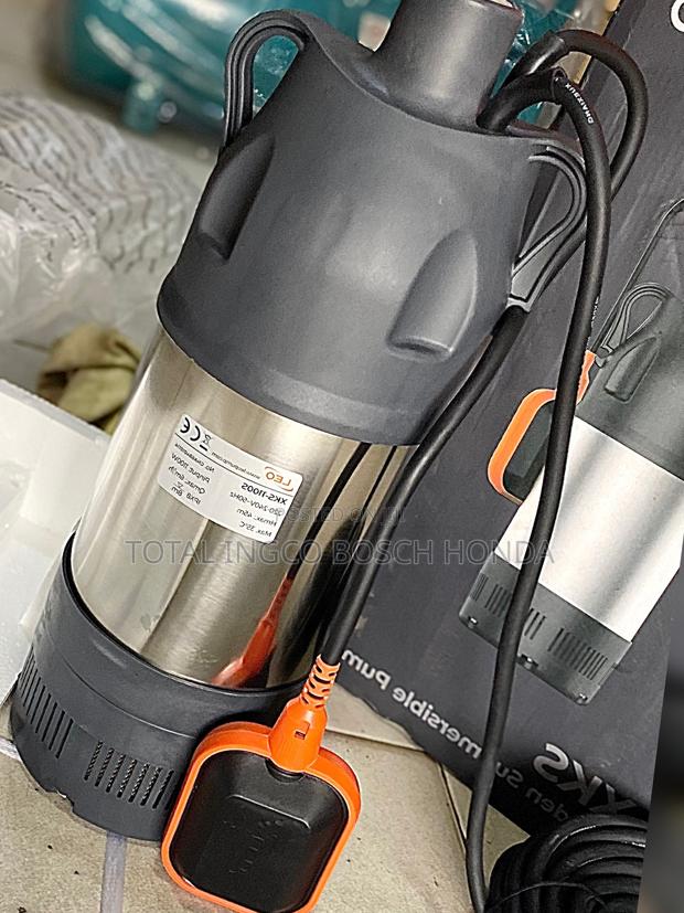 Leo Electric Stainless Submersible Pump Outlet At The Top With Float · Photo 1