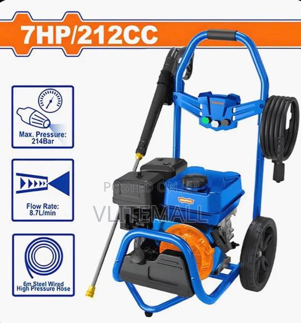 Wadfow Gasoline Pressure Washer 7.0hp 214bar - Wgps1a28 · Photo 3