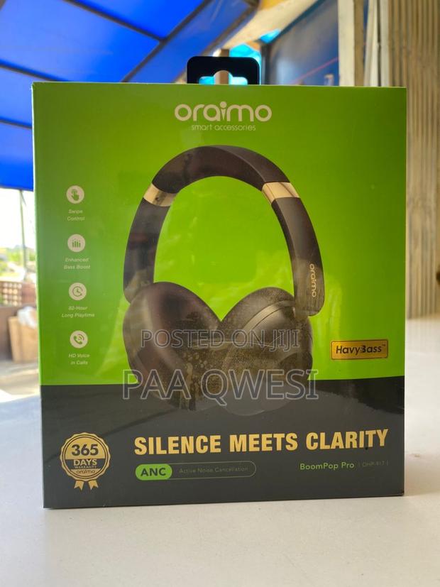 Oraimo Havybass Boompop Headphones – Deep Sound, Long Battery · Photo 1