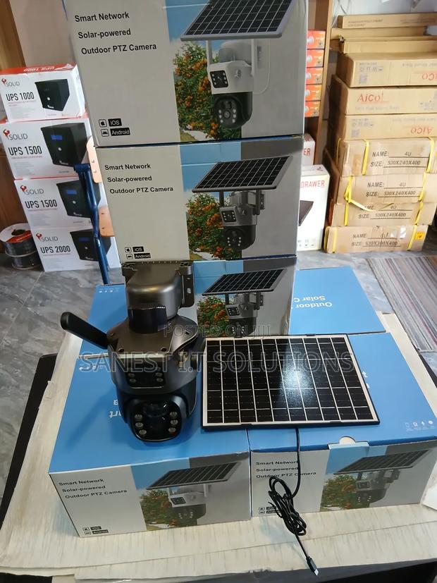 Solar Camera With 2 Lens 8mp CCTV Camera 4g · Photo 2