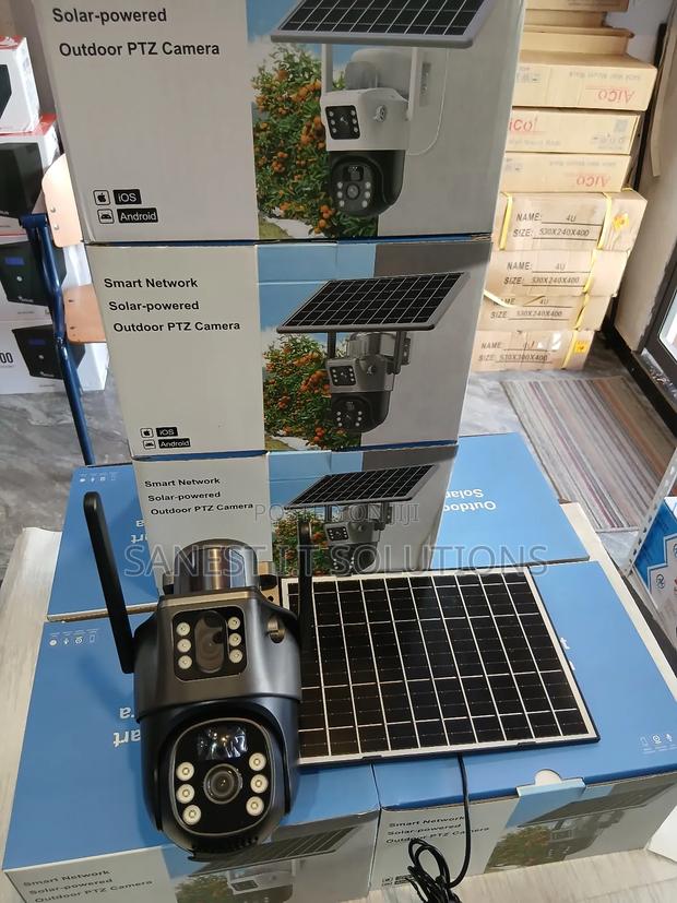 Solar Camera With 2 Lens 8mp CCTV Camera 4g · Photo 1