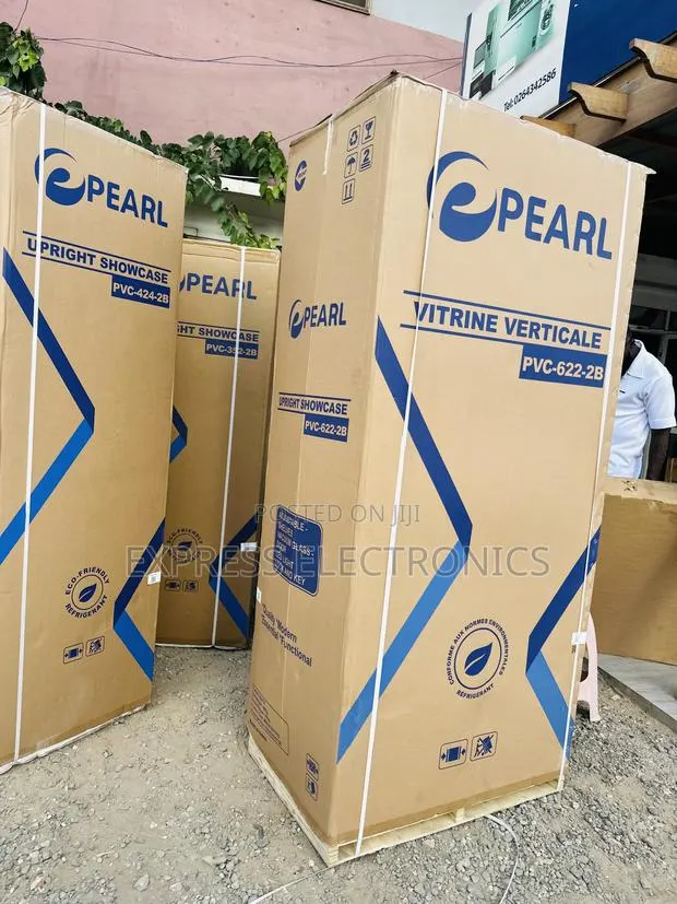 Brand New Double Door Fridge Pearl PVC-622 500l · Photo 1