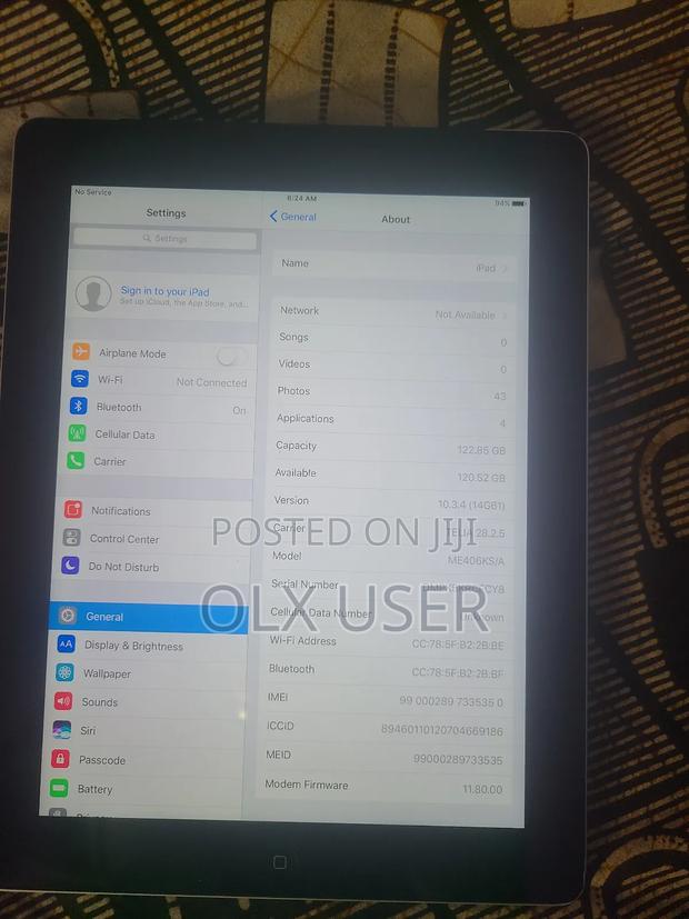 Apple iPad 4 Wi-Fi + Cellular 128 GB Silver · Photo 2