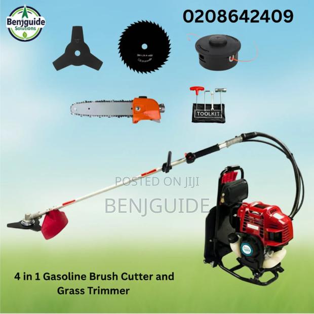4 In 1 Gasoline Brush Cutter And Grass Trimmer · Photo 2