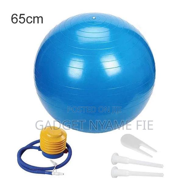 Gym / Yoga / Pregnancy Ball (55cm-100cm) + Free Foot Pump · Photo 3