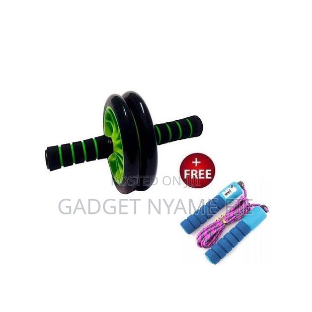 Double Wheel Ab Roller + Free Knee Protection Mat · Photo 2